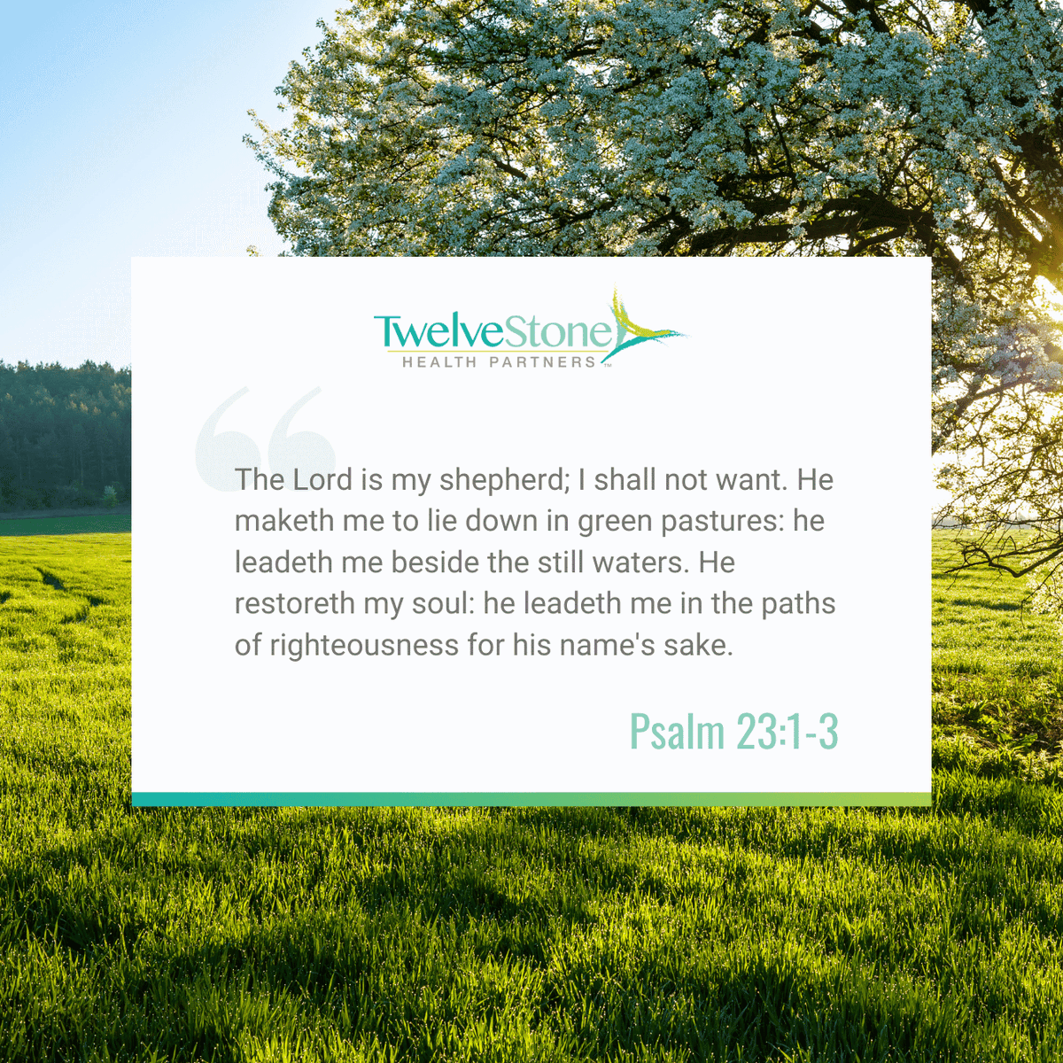 12stonehealth's tweet photo. No matter where you're at today, know that God is with you, leading you every step of the way!

#MondayMotivation #12Stone #ChronicCare https://t.co/11LdlM1qsc