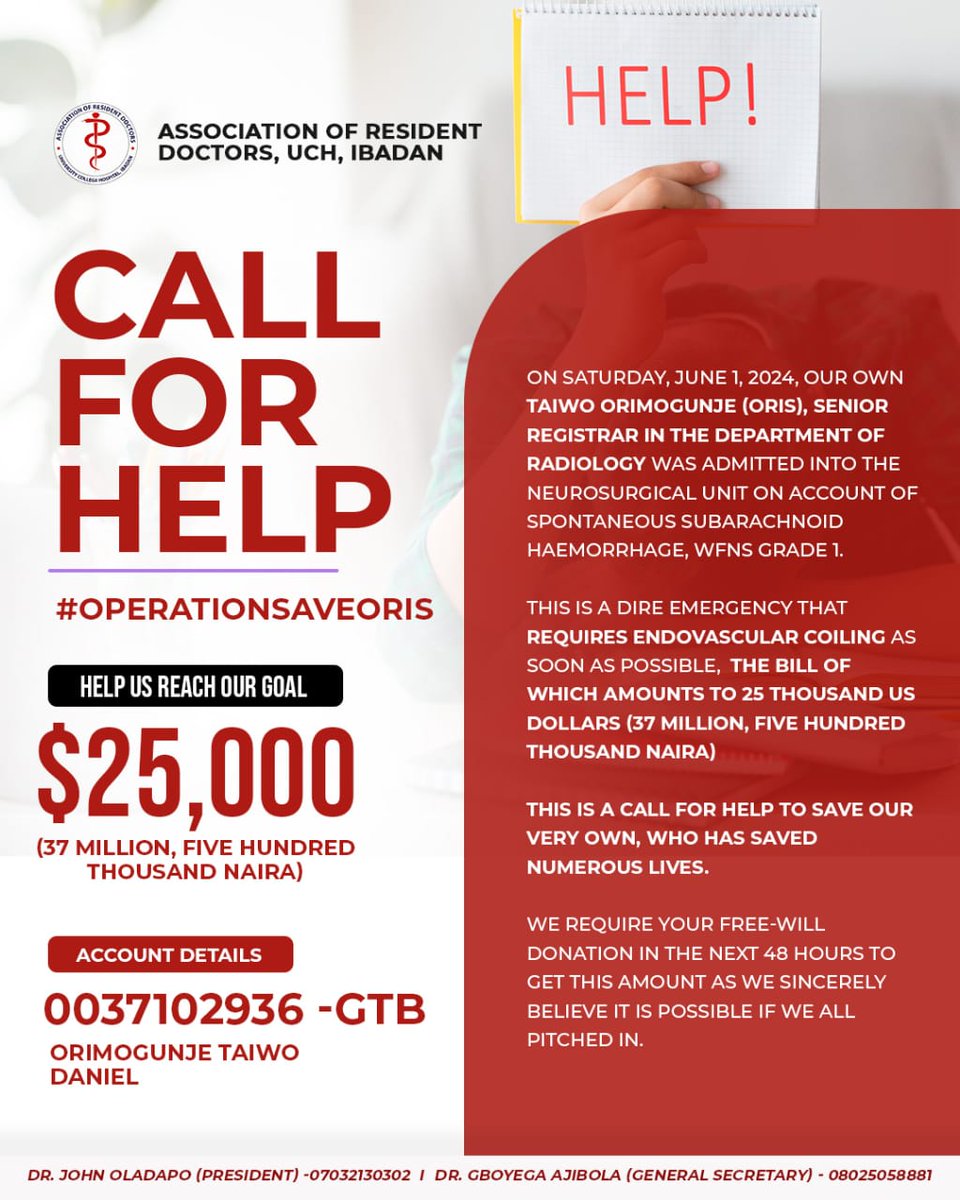 blessedmouth's tweet photo. Help save our very own Oris.
#OperationSaveOris
@uch_ard @the_beardedsina @aproko_doctor @DrJohnAfam @Toptus04 @onyenokwevictor @bigggboyega @dremva @OurFavOnlineDoc https://t.co/VgF7K5VOmA