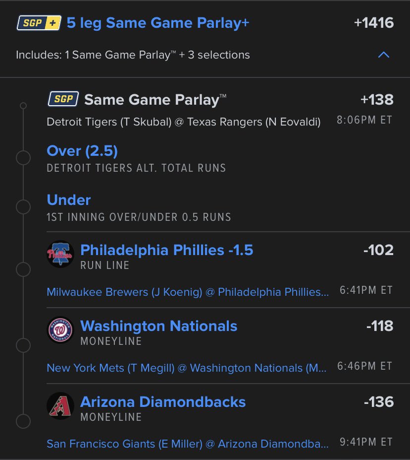 PhillySpecial's tweet photo. 🚨 Collab 🚨

6 cappers 1 parlay 💥
Let’s get this dub 😤🤑

Link for slip in comments ⬇️

@Dataman422 @KingKodapicksem @ROYALBETSS @TopDawgBets_MIA @ThePopeBets
@phillyspecial 

#mlb #fanduel #gamblingx #gamblingtwitter https://t.co/XNHdb8FbCz