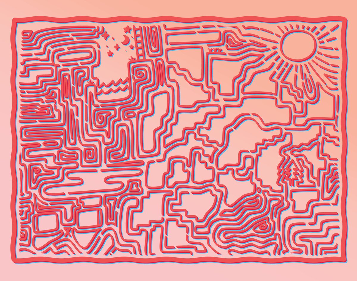 SleepyDesign's tweet image. B-sides of my latest piece ⛅

#illustration #graphicdesign #trippy