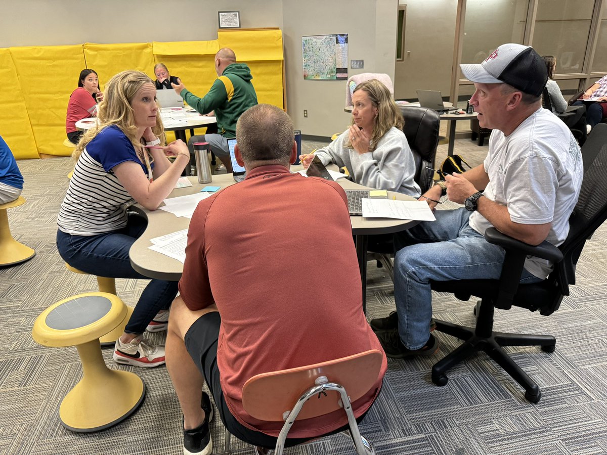 gabe_firstedu's tweet photo. Last week, the teachers, coaches, and leaders at Byron Intermediate came together to share IMPACT from the strategies they designed in their PLCs. Proof that we are truly better together. #ByronBears #PLC #FIRSTeducation https://t.co/xGHX4zAW4n