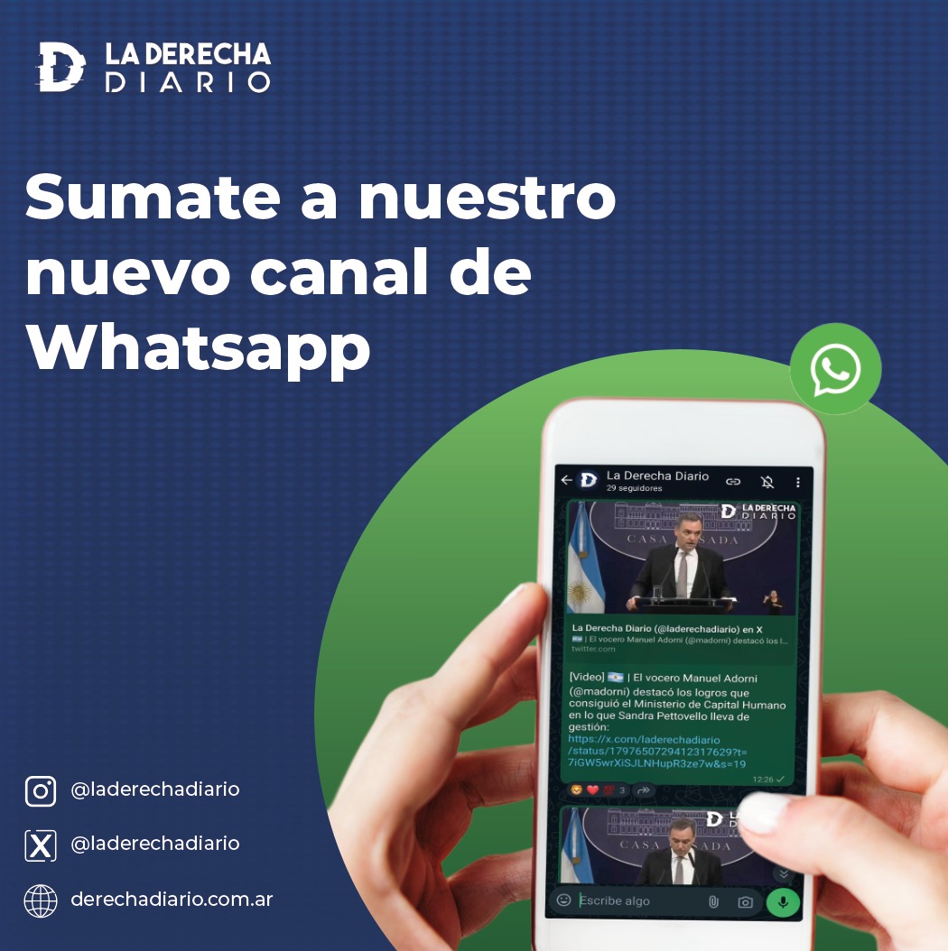 📢 Sumate a nuestro canal oficial de WhatsApp. Recibí las noticias del día, alertas de último momento y los contenidos más destacados. 🔗 Ingresá al link: whatsapp.com/channel/0029Va…