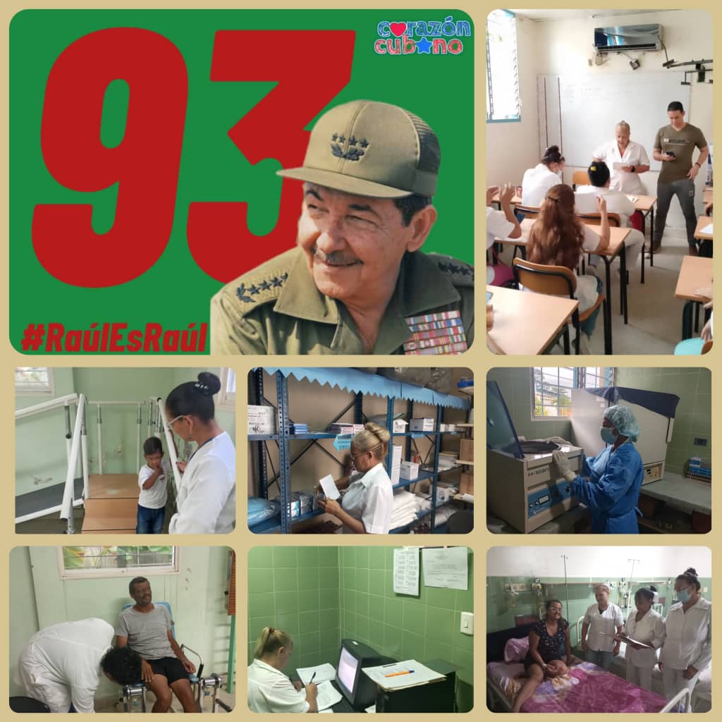MMC 🇨🇺 Estado Miranda 🇻🇪
Se realiza matutino especial en el CDI El Quemaito dónde se rinde homenaje a nuestro General de Ejército Raul Castro en su 93 cumpleaños. Honor a quien Honor merece.
#CubaPorVida 
#CubaCooopera
<a href="/cubacooperaven/">Brigada Médica Cubana en Venezuela</a> 
<a href="/NoaBerny1/">Berny Noa Toirac</a>