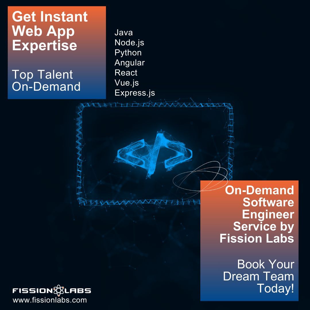 Need web application developers for your projects? Fission Labs has you ...
