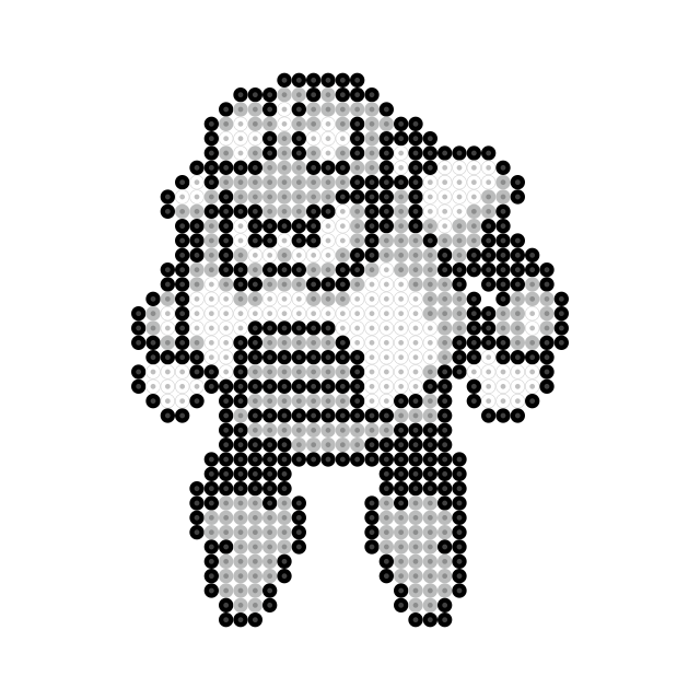 ironbeads_jp's tweet photo. 【ゲームボーイ】ロックマンワールド4
#トードマン
使用しているビーズの詳細はこちら
https://t.co/ZxKKANs0Yt
#アイロンビーズ
#ミニフューズビーズ
#GB
#1993年
#Toadman
#DWN.026
#カプコン
#ロックマン4 https://t.co/bSD5dQLWd5