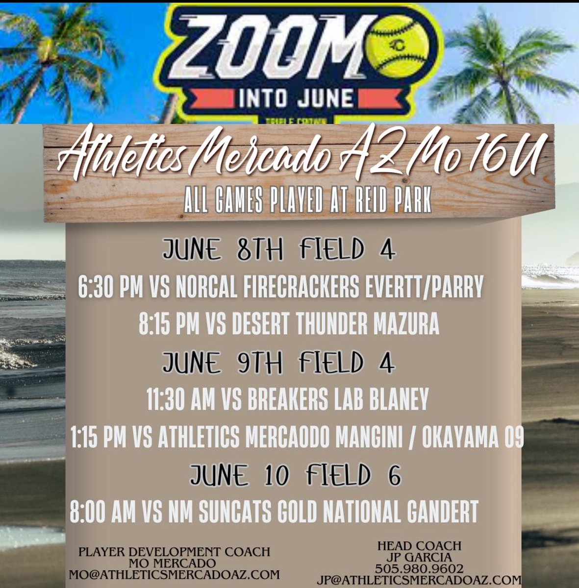 Zoom Into June Schedule 2024!!