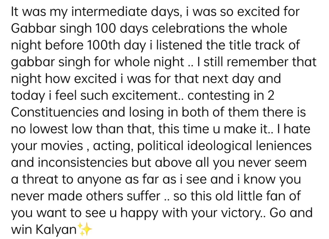 criterionguy's tweet photo. Hope everything goes well for you Kalyan ✨ https://t.co/eqhYuSkLAC