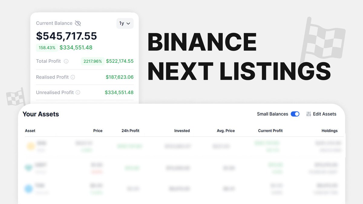 The biggest bull run in history has finally started.

Big alts are limited for 5-10x gains, low-caps will make you a millionaire.

Binance listing will be the biggest growth trigger.

Here are 5 alts that are about to get listed on Binance pumping hard 🧵 👇