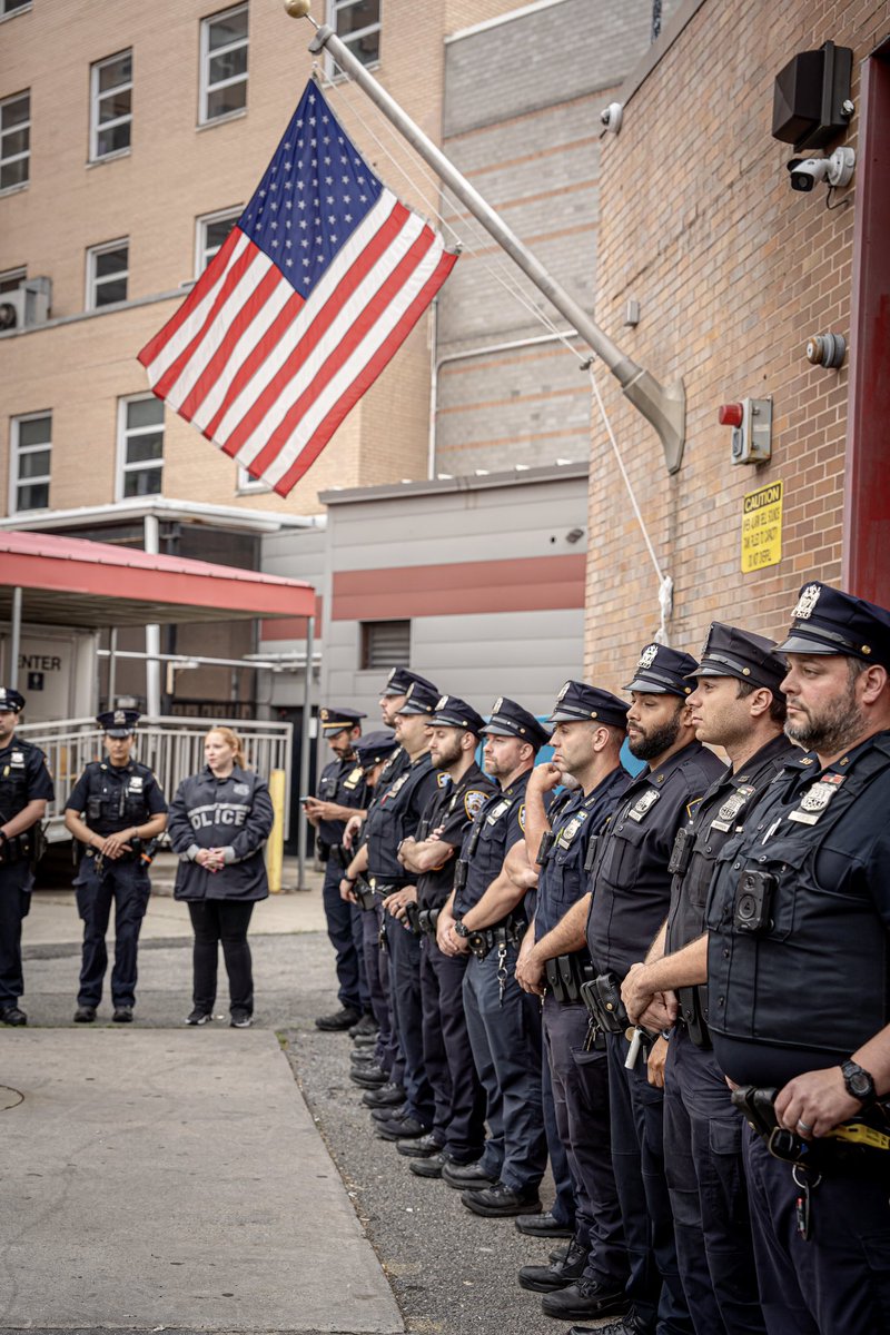 NYPDnews's tweet photo. In the early morning hours Sunday, while most of us slept, NYPD officers confronted an armed and dangerous individual. First Responders will always be willing to put themselves in harm’s way so that others may be safe, as these brave officers did last night. https://t.co/Kd6LzpS5aw