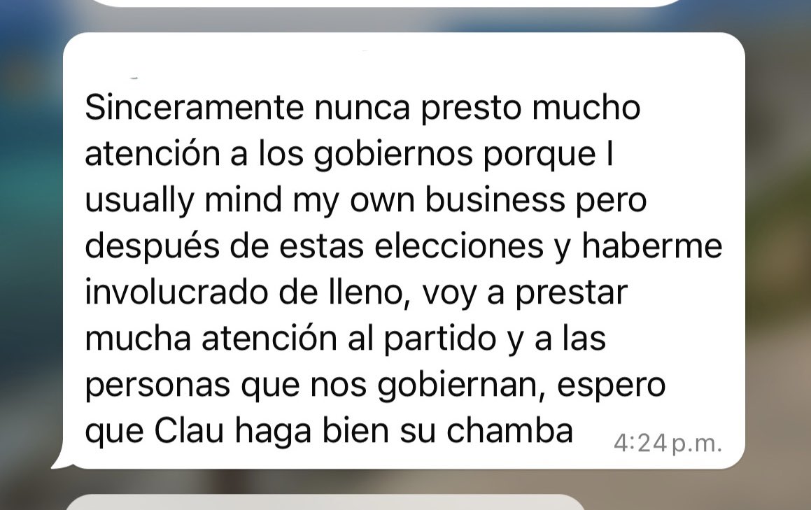 lo único que en mi opinión personal salió bueno de ayer es q mucha gente se está dando cuenta que la política no es tu tema para ignorar, que es necesario exigir a nuestros gobernantes y estar informados todo el tiempo. La apatía es lo que más puede acabar con un país