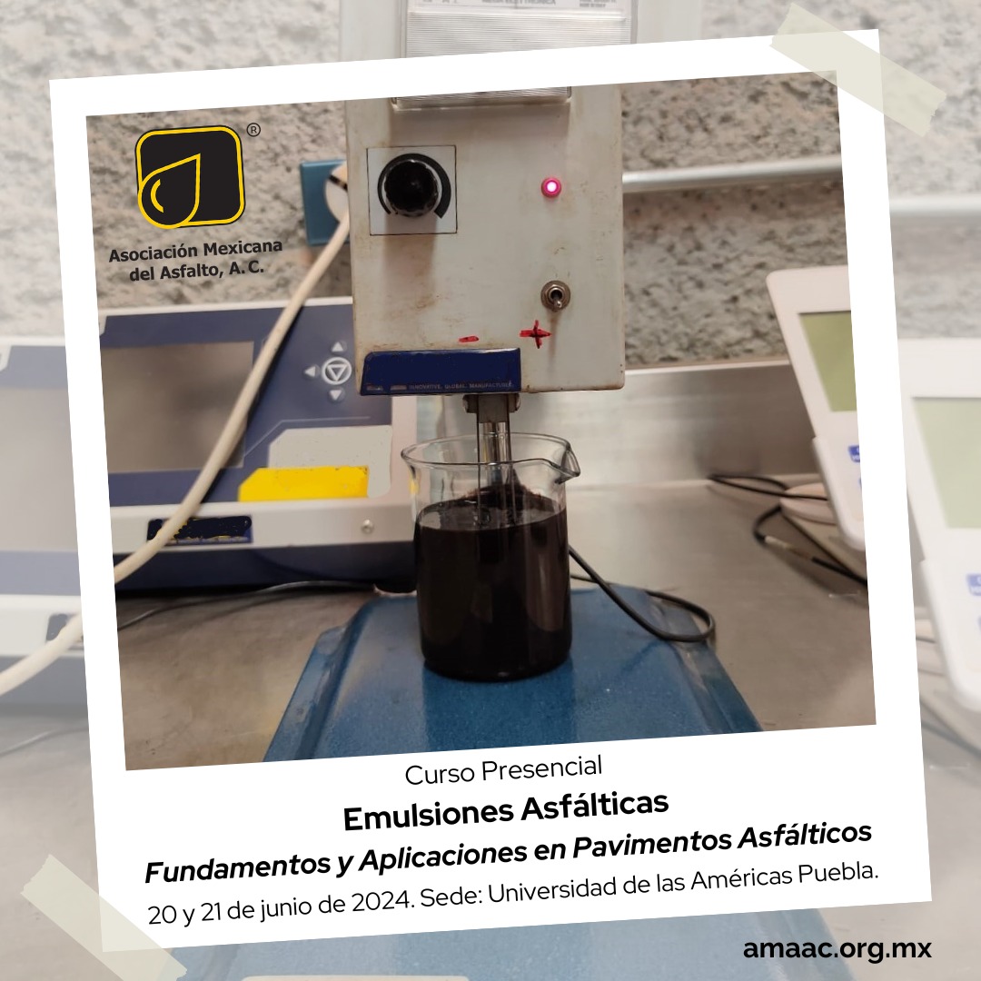 AMAACmx's tweet photo. Te invitamos al curso presencial de Emulsiones Asfálticas.
Ingresa en https://t.co/DgedgSlUhP para obtener más información.
#AMAAC #Asfalto #Emulsiones https://t.co/TgrBeZVmoM