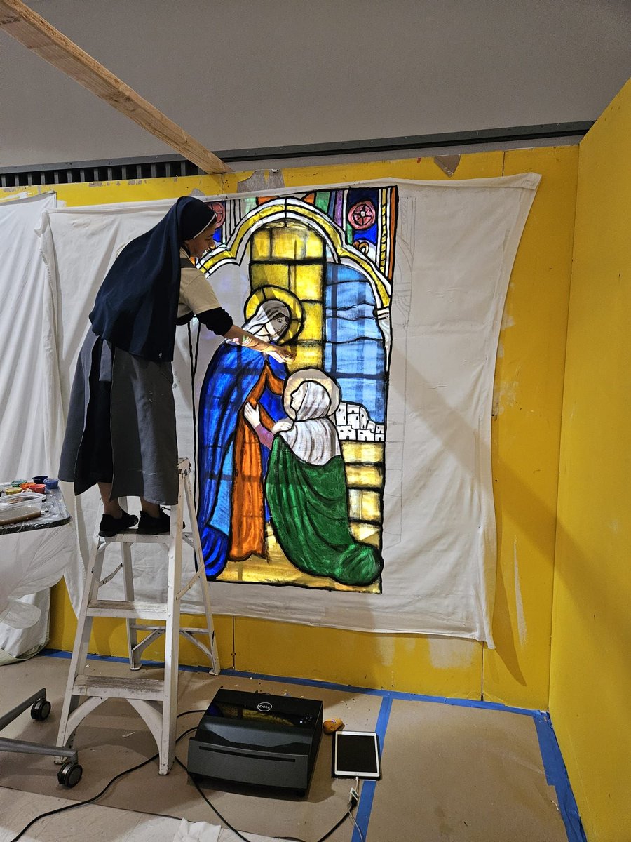 stregiskc's tweet photo. St. Regis alumnus Miguel Martinez and Sister Carmelita are working hard to prepare for the 15th! #BibleMuseumKC

Antiguo alumno Miguel Martínez  y Madre Carmelita están  trabajando tan fuerte para preparar para el 15! #BibleMuseumKC https://t.co/1zwiqxxZOV