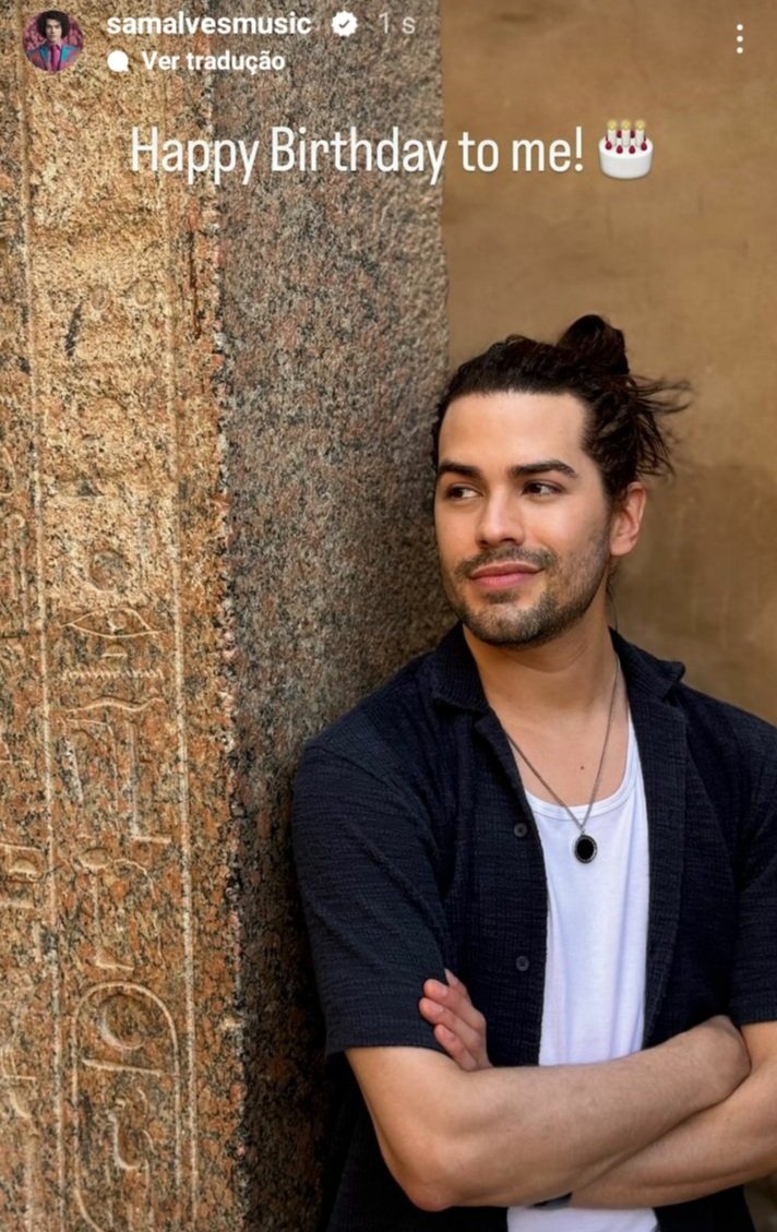 ReginaS39039392's tweet photo. Parabéns @samalvesmusic pelo seu aniversário. Que noso Deus te abençoe grandemente e esteja sempre contigo 🙏#bdaysamalves 🎂 #NiverSamAlves #samalves  #happybirthdaysamalves #ParabénsSamAlves #niver https://t.co/yyIR7tqRFa