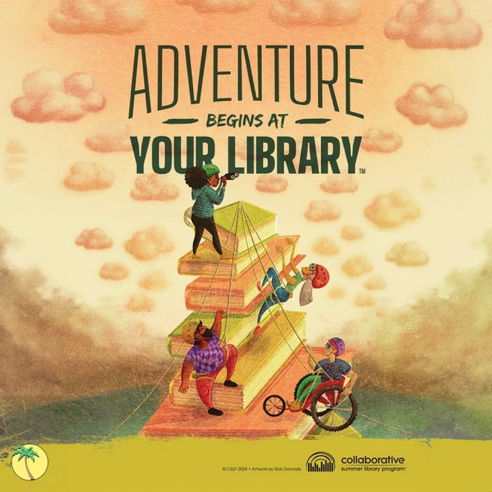 📚 The summer reading challenge runs Mon, June 3rd—Fri, July 26th, visit your local branch to pick up a BINGO reading card to track your progress. Complete the card for a chance to win fantastic prizes! No matter your age, there’s no better time to discover the joy of reading!