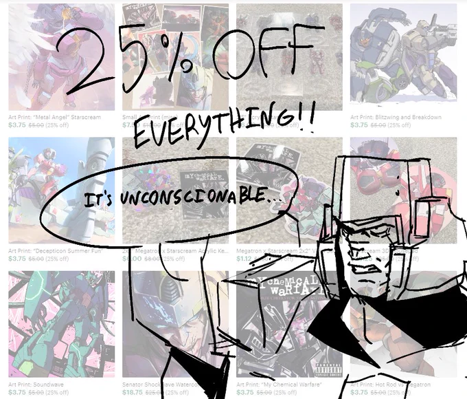 hey all! everything in my store is discounted to celebrate pride :) get something cool and support me! only available until june 10! 