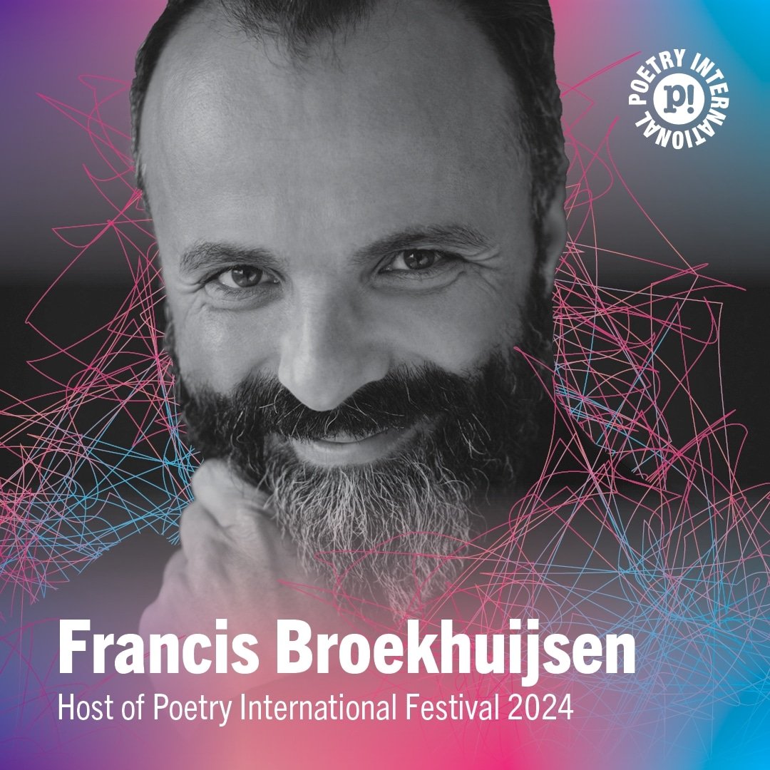 🚨Meet the festival hosts🚨

🎤Francis Broekhuijsen🎤

🗓️Francis will be hosting on Friday and Saturday,7th &amp; 8th of June at the Poetry International Festival! 
👀Festival timetables &amp; info here: poetryinternational.com/en/festival/fe…
🎟️Get your festival tickets here: lnkd.in/ePj3QneA