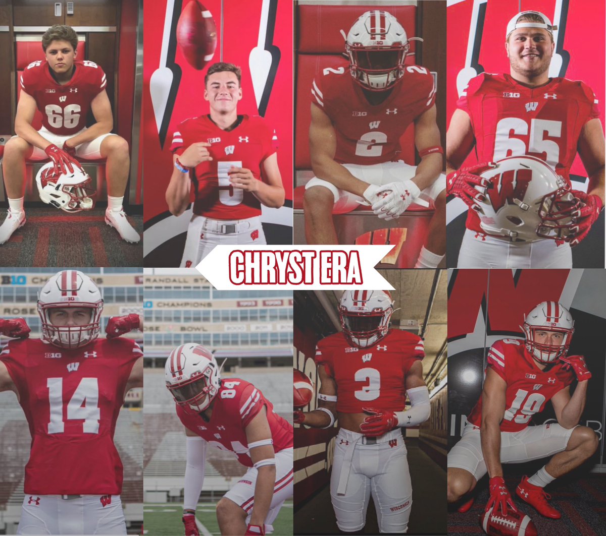 badgerszone's tweet photo. Official Visit Pic differences between Chryst and Fickell. No shot at Chryst here, was a tremendous HC. Fickell putting on the 🔥🔥🔥. 
-
#Badgers https://t.co/PXvKjz9PQg