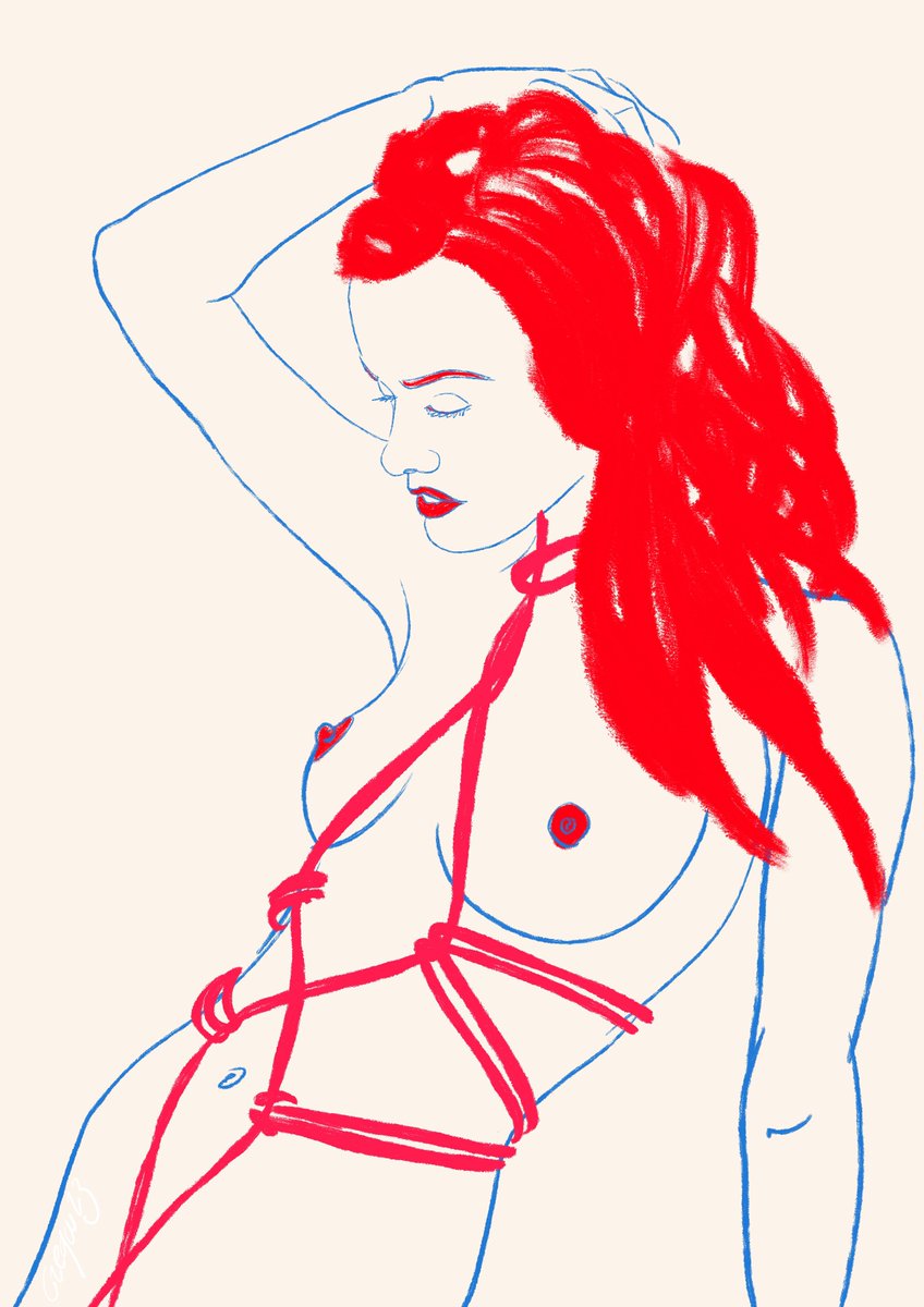CrequDraws's tweet photo. #nsfw #nsfwart #sexy #sexart #boobs #tits #pussy #bdsmِ #bondage #erotic #eroticart https://t.co/JTSYxRRZTn