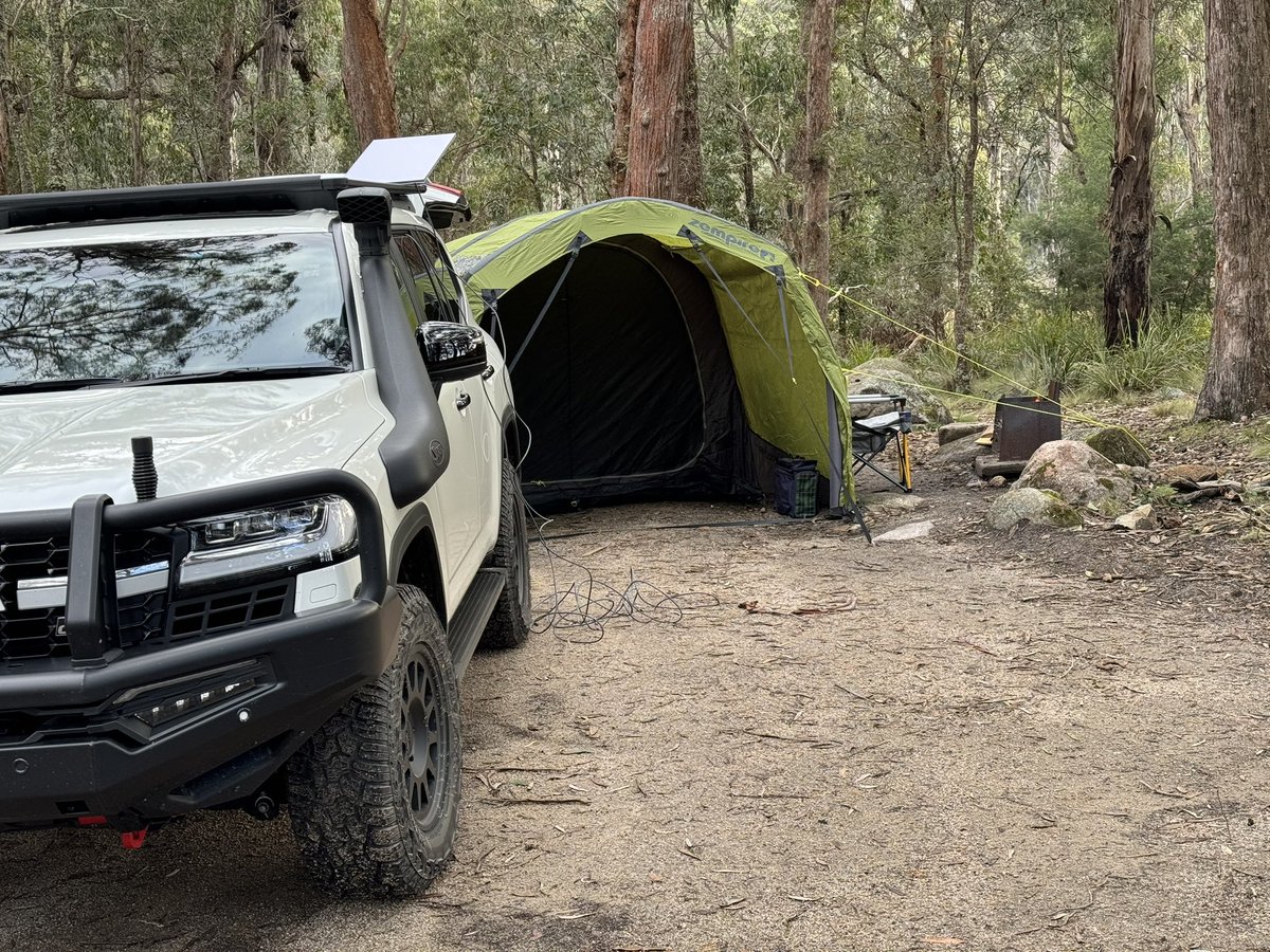 Remote development squashing cldr_units bugs at Cathedral Rock NP. Landcruiser, tent, fire, Nespresso and Starlink. All set. #myelixirstatus