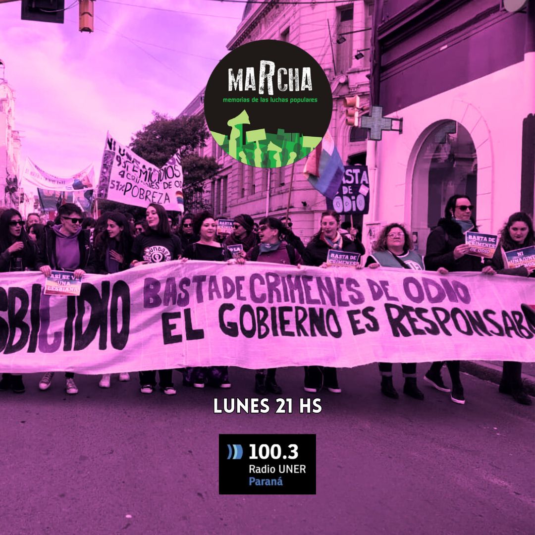 Esta noche en Marcha, vivimos un nuevo #NiUnaMenos Un homenaje a Norita Cortiñas 💪 Despidos en el hotel Mayorazgo.
🎧 Radio UNER Paraná 100.3 | Radio UNER Concordia 97.3 | Radio UNER Concepción del Uruguay 91.3
🔗 siruner.uner.edu.ar/public/online/…