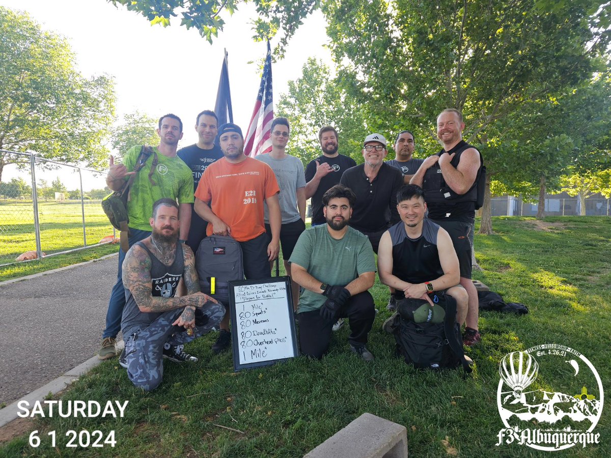 Some great workouts last week with a couple FNGs and downrange PAX from <a href="/F3FortCollinsCO/">F3FortCollinsCO</a> (Legs) and <a href="/F3Anaheim/">F3 Anaheim 🇺🇸</a> (Pooka)

#f3nation