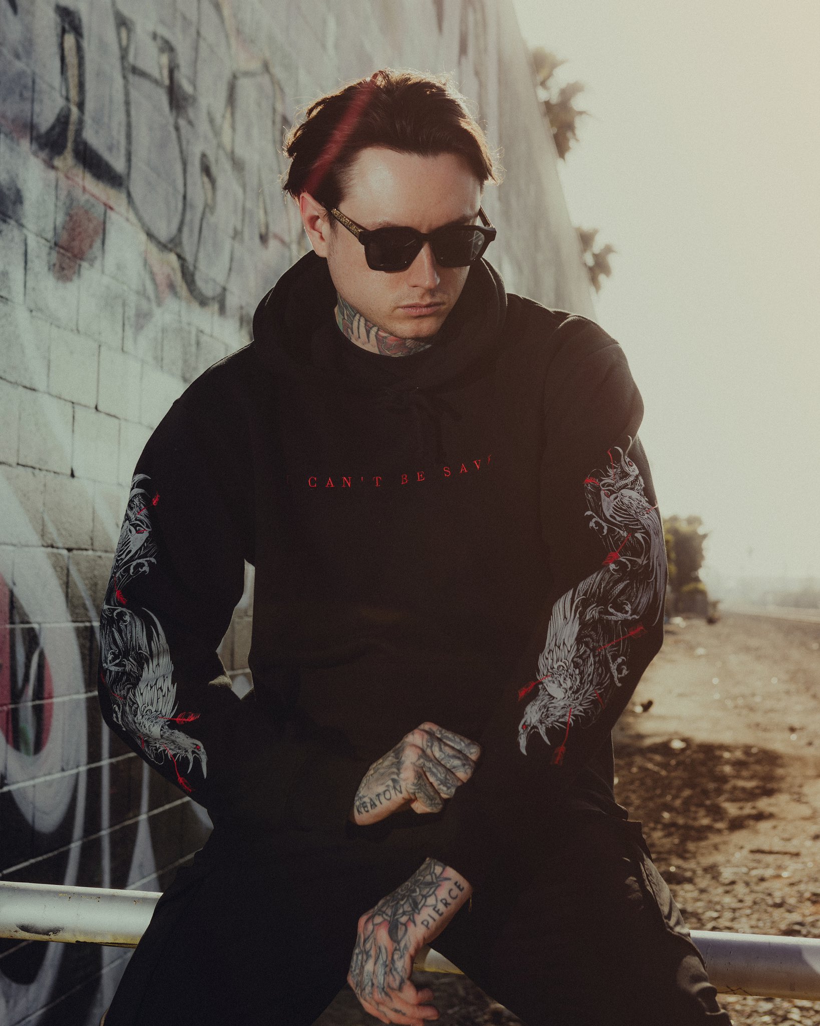 State of the Scene on X Noah Sebastian Bad Omens STUNS in new band merchandise. https t exCZWy1tQR X
