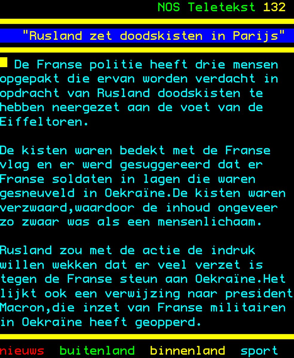Ik vind het moedig van Macron. Het is wel te hopen dat de Navo geen troepen levert. Het leveren van Wapens moet voldoende zijn.