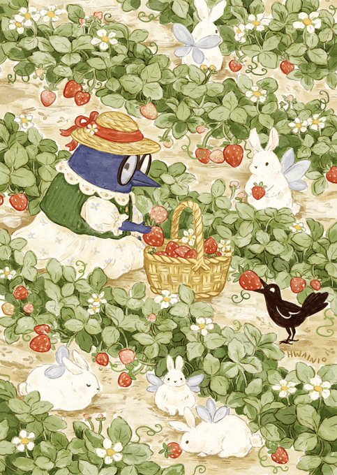 「fruit rabbit」 illustration images(Latest)