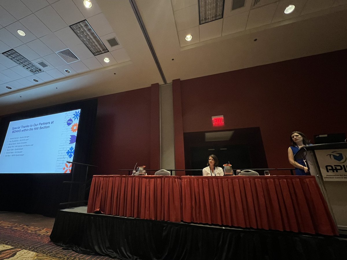 Kudos to <a href="/MichiganHHS/">Michigan HHS Dept</a> and its stellar HAI prevention team! Amazing to learn how a state health dept can share #infectionprevention education in local health depts. It was truly a labor of love &amp; dedication but resulted in lasting partnerships, &amp; ultimately, a healthier Michigan!