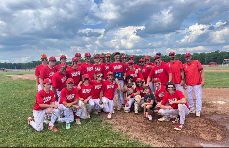 Hard Hat goes to the SOUTH JERSEY GROUP 3 CHAMPIONS 
Frank Cairone 6.1 
9 strikeouts Otley Makosky with the Save🩸🔴⚪️ 
Delsea 4 
Shawnee 1 <a href="/kminnicksports/">Kevin Minnick 🏈🐶🏀🐶⚾️</a> <a href="/McGurkSports/">Tom McGurk</a> <a href="/cbaker_nj/">Chris Baker</a> <a href="/JSZ_Sports/">Jersey Sports Zone</a> <a href="/SJSportsZone/">South Jersey Sports Zone</a> <a href="/SouthCoaches/">South Jersey Baseball Coaches Assocation</a>