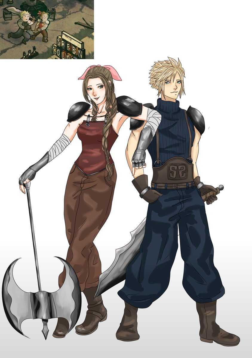 Aerith and Cloud mercenaries? I liked.

#Clerith #PosterPosse #Fallout76