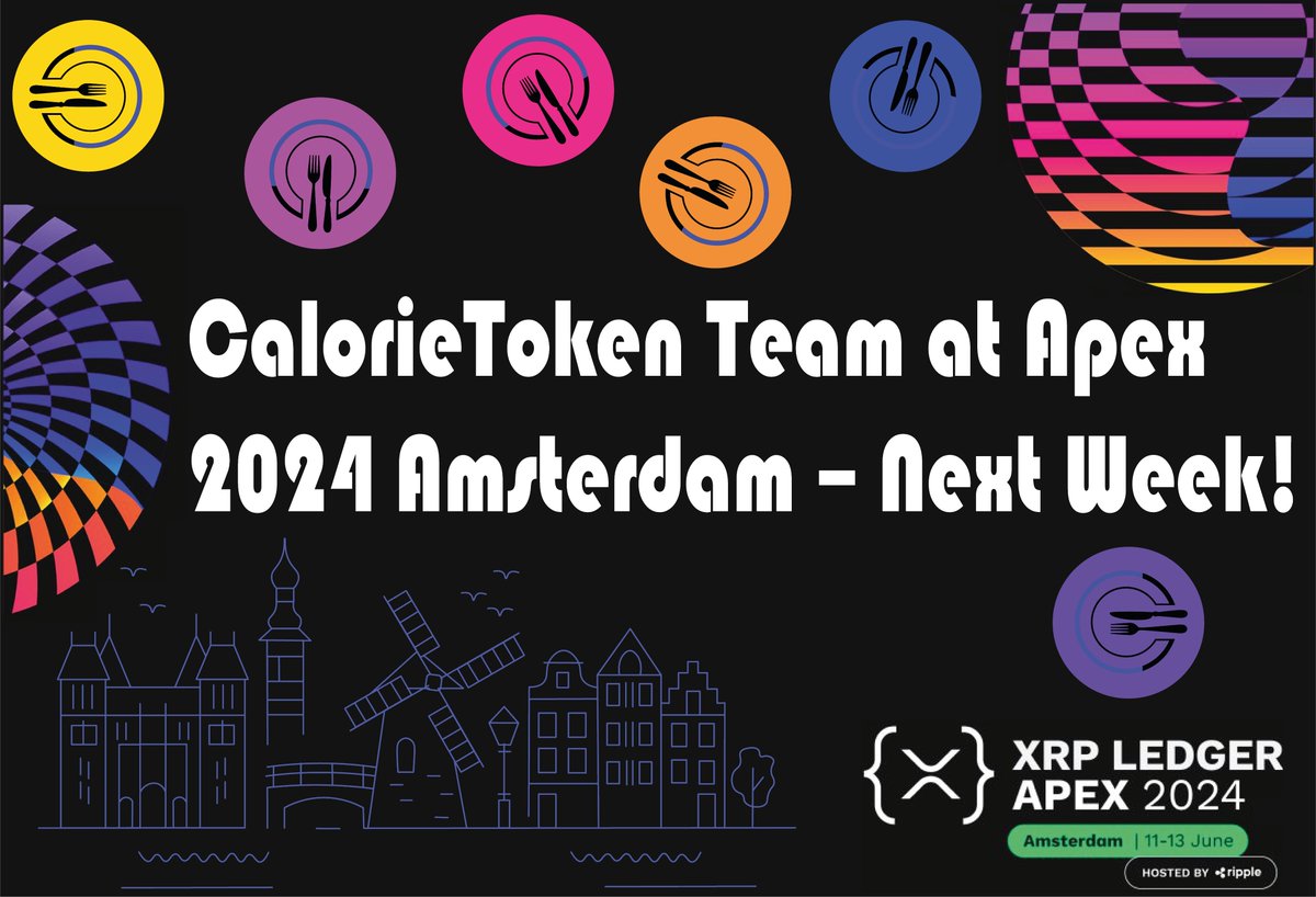 CalorieToken🍔🍹🥦🍺🥐 (@calorietoken) on Twitter photo We're excited to announce that the CalorieToken team will attend Apex 2024 in Amsterdam next week! Join our lead dev <a href="/xrpietbanks/">XRPietBanks🪝🏴☠️🪝 (Pieter Hendrikse)</a> and PR manager <a href="/divine_truster/">Peter</a> as we connect and share insights with the XRPL community. See you there! #Apex2024 #XRPLedger #CalorieToken🍔🍎🍹🥐🎂🥦 We're excited to announce that the CalorieToken team will attend Apex 2024 in Amsterdam next week! Join our lead dev <a href="/xrpietbanks/">XRPietBanks🪝🏴☠️🪝 (Pieter Hendrikse)</a> and PR manager <a href="/divine_truster/">Peter</a> as we connect and share insights with the XRPL community. See you there! #Apex2024 #XRPLedger #CalorieToken🍔🍎🍹🥐🎂🥦