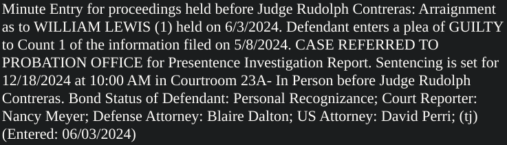 sfoguj's tweet photo. Plea accepted. Sentencing 12/18. https://t.co/MhcyqnDSxW