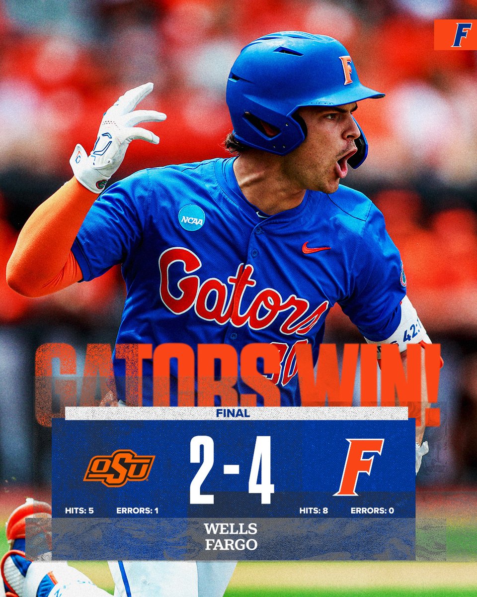 Florida Gators Baseball (@gatorsbb) on Twitter photo FOR THE 16th TIME IN PROGRAM HISTORY, THE GATORS ARE REGIONAL CHAMPIONS!!! ๐๐๐
#GatorsWin | #GoGators
Presented by <a href="/WellsFargo/">Wells Fargo</a> FOR THE 16th TIME IN PROGRAM HISTORY, THE GATORS ARE REGIONAL CHAMPIONS!!! ๐๐๐
#GatorsWin | #GoGators
Presented by <a href="/WellsFargo/">Wells Fargo</a>