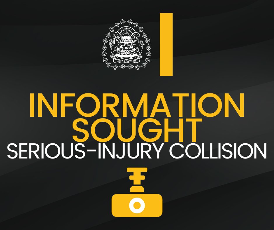🔎 INFORMATION SOUGHT 🔍 Our Traffic Section continues to investigate after a serious-injury collision occurred on Saturday, June 1, 2024, at approx. 3:50 p.m., leaving a man with life-altering injuries. The 2-vehicle collision occurred in the southbound lanes of Stoney Trail