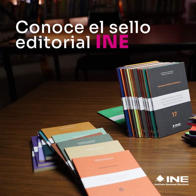INEMexico's tweet photo. 📚 El @INEMexico cuenta con su propio sello editorial, para difundir y promover la cultura cívica y democrática, además de la participación ciudadana.

Ingresa a ➡️ https://t.co/tKIGJSE5N8 y descarga de forma gratuita nuestras publicaciones. https://t.co/uazna4gLLq