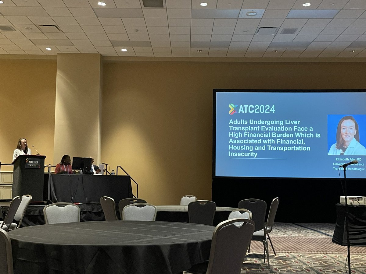 EricaLoonDO's tweet image. Impactful presentation from the amazing @LizzieAbyMD on high financial burden of adults undergoing liver transplantation in the U.S.!
@UMN_GIHep @UMN_TxHep #ATC2024Philly