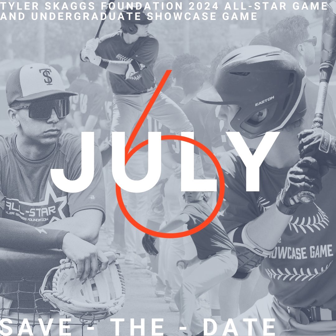 SAVE THE DATE - TSF 2024 All-Star &amp; Undergraduate Games 🗓 at UCLA’s Jackie Robinson Stadium.

Join us on 7.6.24, as we celebrate Tyler's legacy, and support our mission to empower and inspire youth through sports. Don't miss out on this unforgettable event! #BringTheSpark