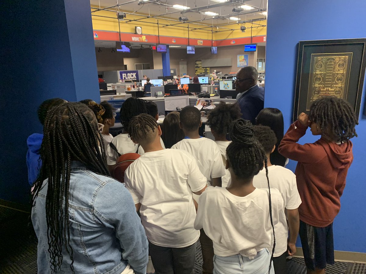 The News at Nine Studio Crew had an AMAZING trip to <a href="/wbaltv11/">WBAL-TV 11 Baltimore</a>. They were able to make connections between what they do <a href="/HernwoodES/">Hernwood Elementary</a> and a possible career in broadcast journalism. Thank you <a href="/jerome_chester/">Jerome Chester</a> for the tour!