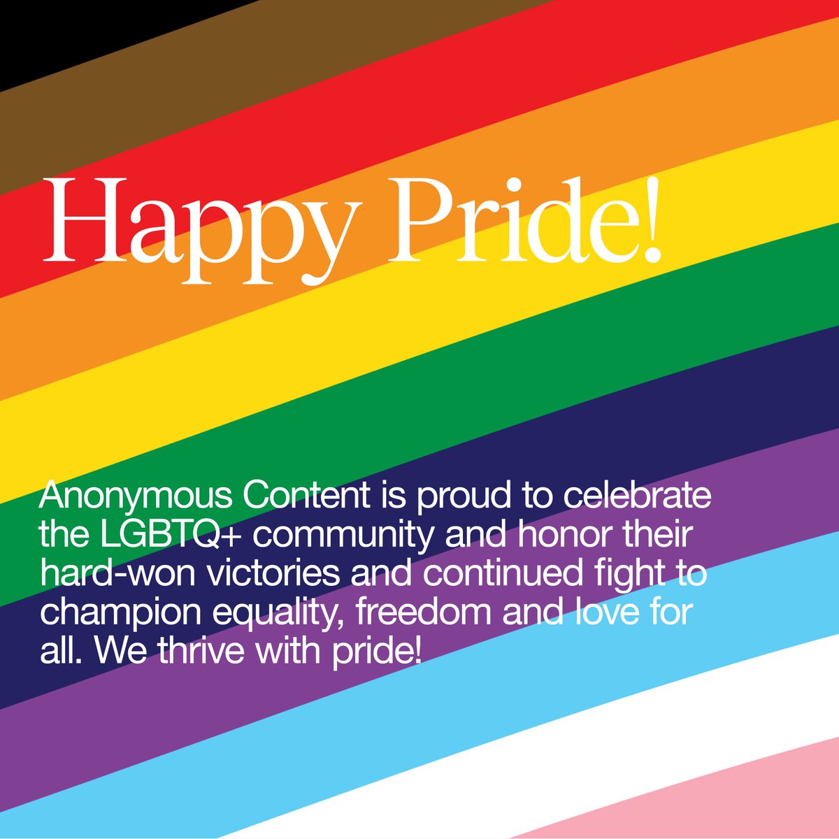 Anonymous Content (@anoncontent) on Twitter photo This Pride, we recognize and support the life-saving work of <a href="/TrevorProject/">The Trevor Project</a> — the leading suicide prevention and crisis intervention nonprofit organization for LGBTQ+ young people. More information at thetrevorproject.org This Pride, we recognize and support the life-saving work of <a href="/TrevorProject/">The Trevor Project</a> — the leading suicide prevention and crisis intervention nonprofit organization for LGBTQ+ young people. More information at thetrevorproject.org