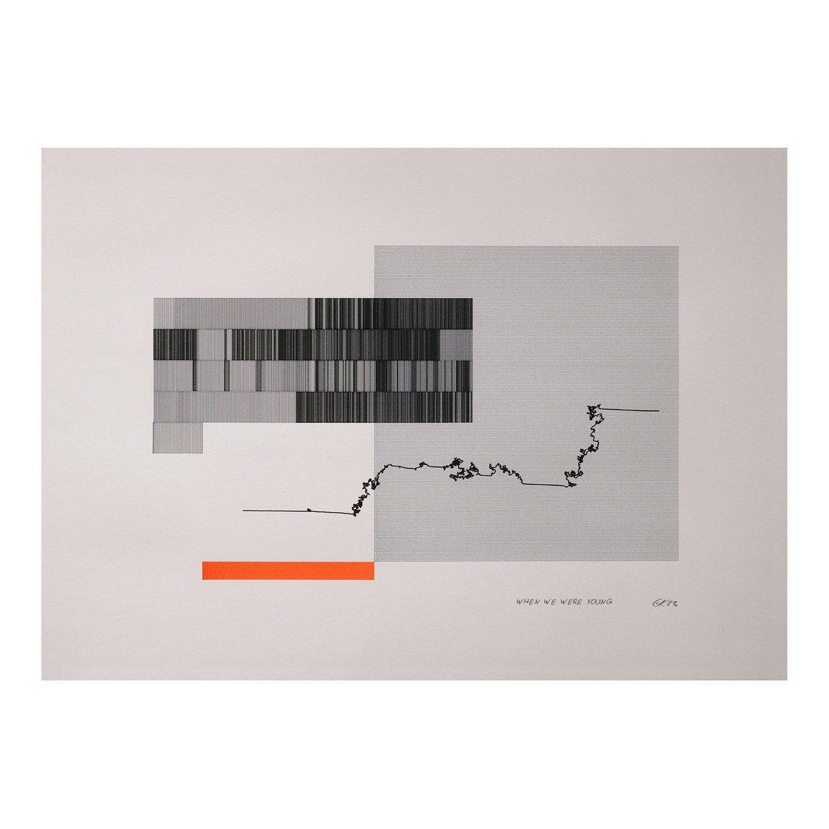 monotonstereo's tweet image. -WHEN WE WERE YOUNG- 
By the amazing #ARCHITECTS
Ink pens on paper . 70x50
Cm . 2023. AR