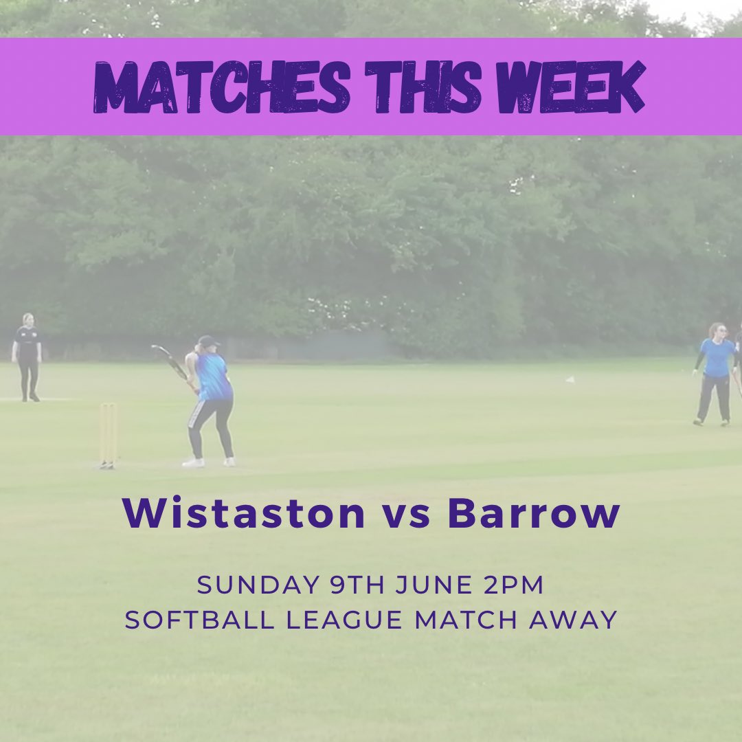 Looking forward to visiting Barrow’s lovely ground on Sunday 🏏