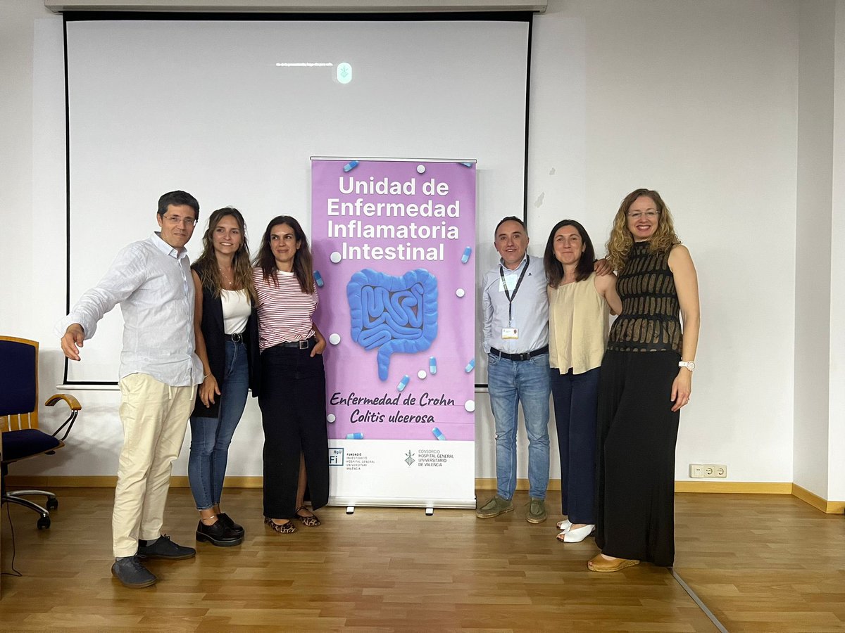 Finalizamos nuestras jornadas con el segundo bloque de la sesión, hablando de nutrición y nuevos tratamientos para la eii.  Gracias siempre a nuestros compañeros de los distintos hospitales de Valencia, que han participado con sus ponencias