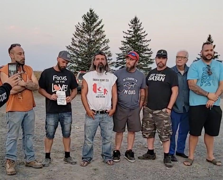 BSwirlsi's tweet photo. Canada - We are the Freedumb Ditchbilly Band and we don't have a clue! #LeadUsNotintoConfusion #WeKnowtheWay #FreedumbFuckwads https://t.co/FTl1PqGTIz