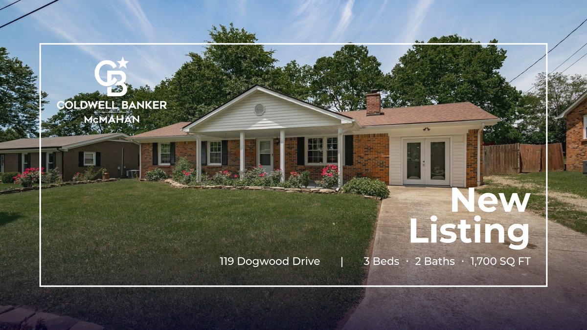 barbcurtis's tweet photo. 📍 New Listing 📍 Take a look at this fantastic new property that just hit the market located at 119 Dogwood Drive in Georgetown. Reach out here or at (859) 621-4807 for more information

Warmest Regards,
Barb Curtis
Coldwell Banke... https://t.co/APy9KsL8aM https://t.co/erQT4VdTwc
