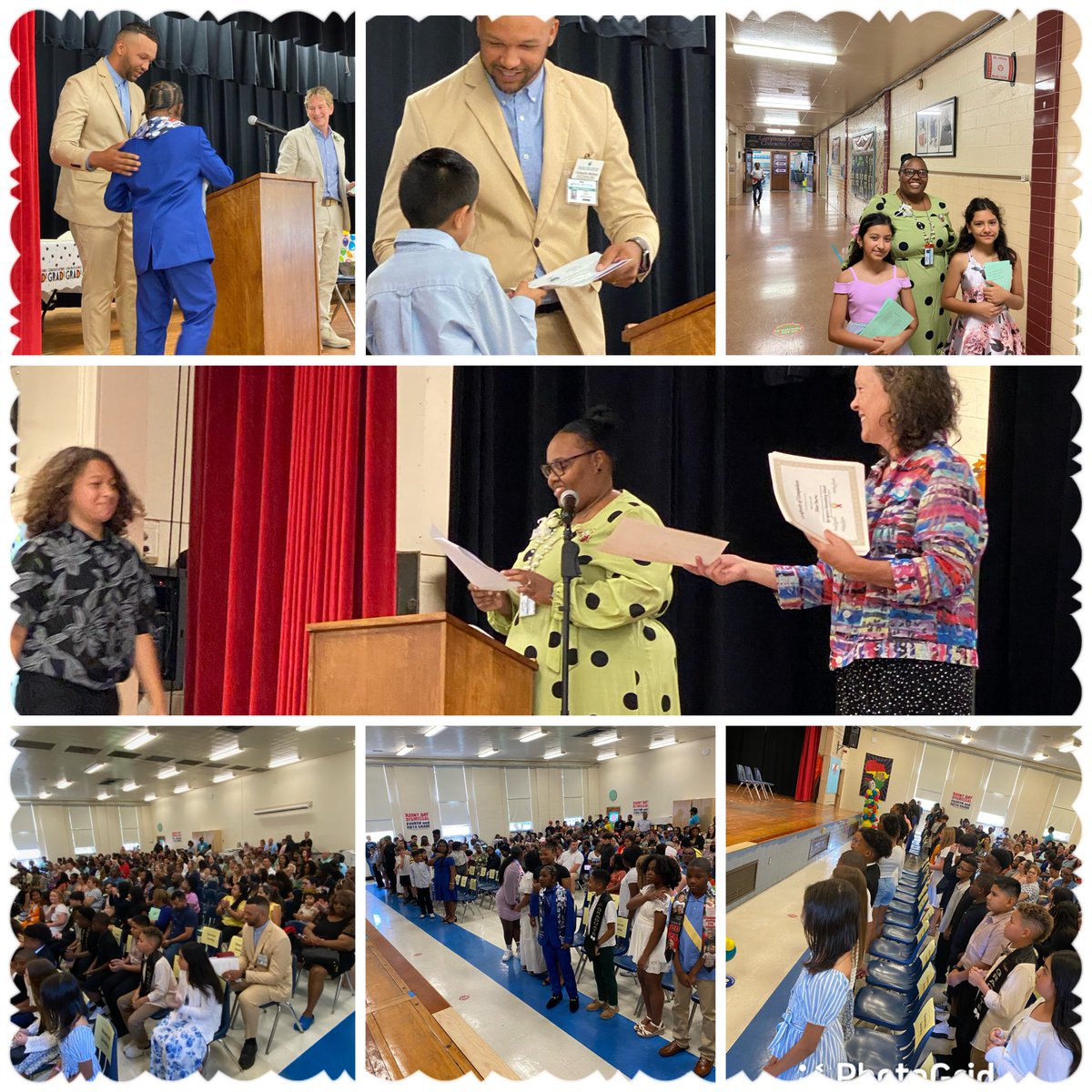 1audreywilliams's tweet photo. Congratulations to all our rising six graders…we had a wonderful day celebrating all of your accomplishments and look forward to hearing about all the great things you will do and the wonderful citizens you will become.
#KindnessMatters #ROARingTogether🦁 #5thGradePromotion https://t.co/O5u0kWehgI