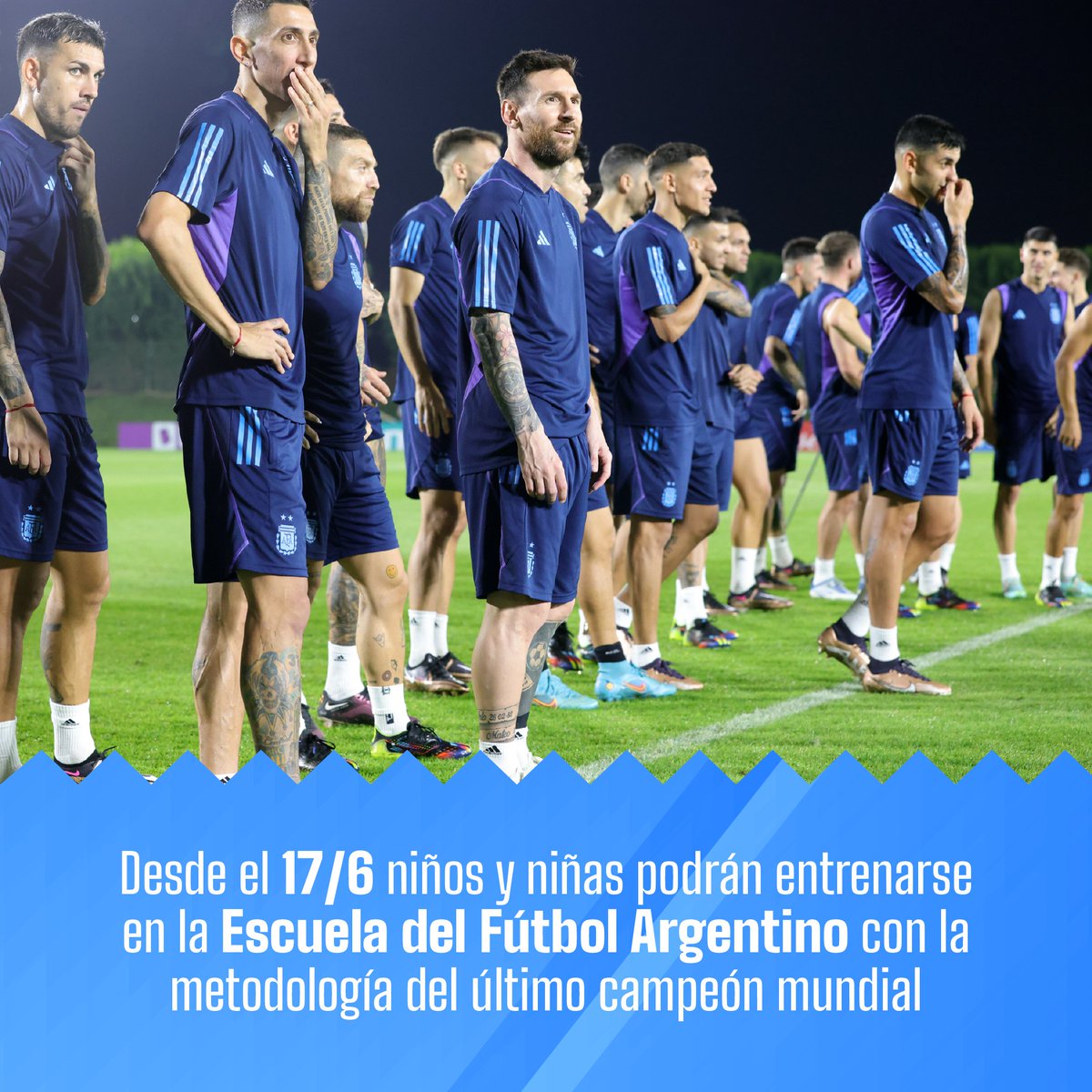 Leonesfutbolc's tweet photo. Estamos felices de anunciarles que la Escuela de la Asociación de Fútbol Argentino 🇦🇷 llega a nuestro país de la mano de Itagüí Leones F.C. 

Ahora tus hijos podrán entrenarse bajo la metodología de juego de los campeones del mundo. ⚽️🏆

Pronto Mayor información... https://t.co/esC3oW42AG