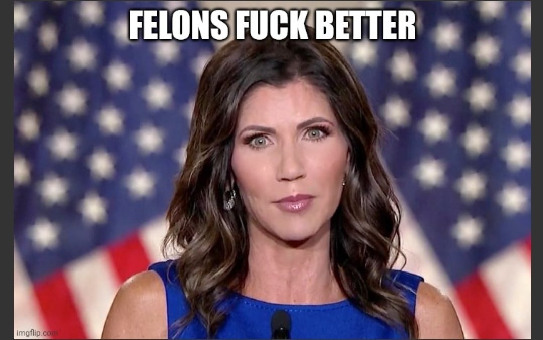 HughReckya's tweet photo. @KristiNoem @realDonaldTrump https://t.co/RxbZvNZerE