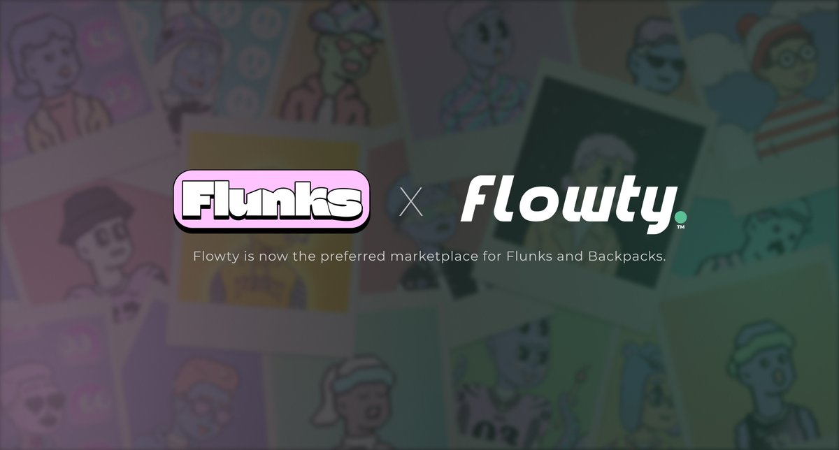 Flowty &amp; <a href="/flunks_nft/">Flunks</a> are excited to announce that Flowty is now the PREFERRED MARKETPLACE of Flunks &amp; Backpacks on <a href="/flow_blockchain/">Flow.com</a>! 🤝

🫡 Flowty: Built for Collectors, by Collectors

🔗 Collection Links:
Flunks: go.flowty.io/flunks
Backpacks: go.flowty.io/backpack