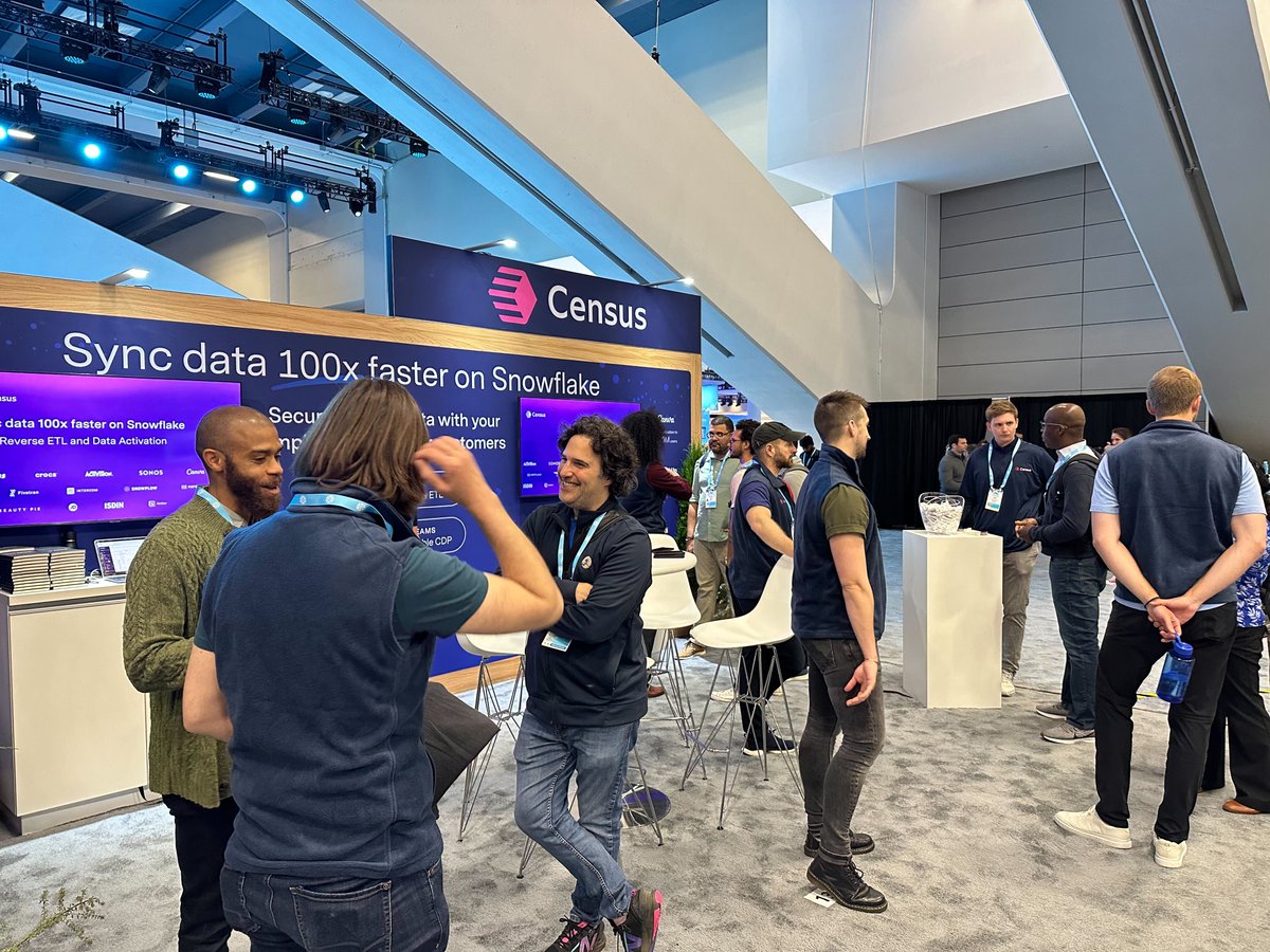 census's tweet image. We're at @SnowflakeDB Summit Booth #1313 this week! β
We'd love to show you how you can sync data on Snowflake in real time β over 100x faster β‘ and 100x cheaper πΈ than before!
Check out Snowflake's article π and get a demo at our booth.
lnkd.in/gBKY2rWs